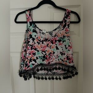 Floral crop top